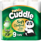 45 Panda Cuddle Aloe Vera Soft Quilted 3 Ply Toilet Tissue Rolls (9 Rolls x 5)