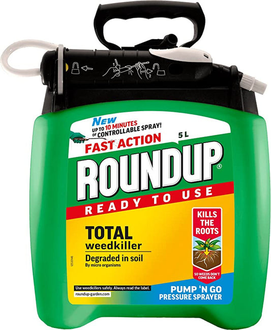 Roundup Fast Action Pump N Go 5L RTU x 4