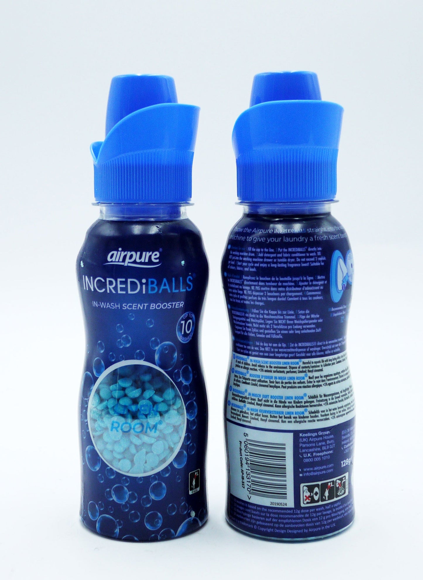 Airpure Incrediballs In Wash Scent Linen Room 128g 12 Pack