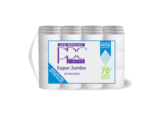 Super Jumbo 2Ply 36 Rolls Toilet Tissue