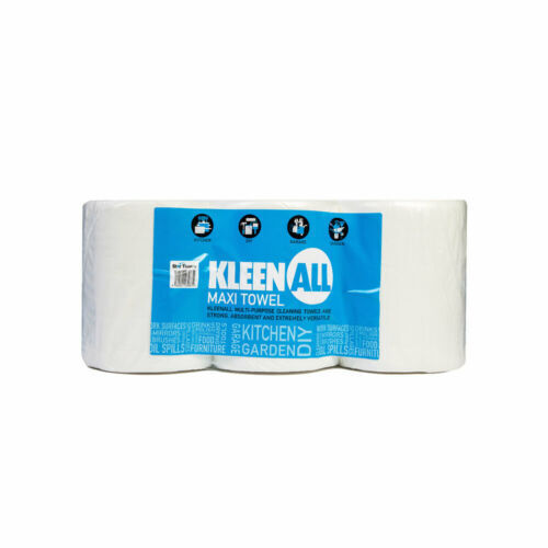 Kleen All White Wiper Paper Towel Kitchen Roll 2 ply (1x6) K-ALL